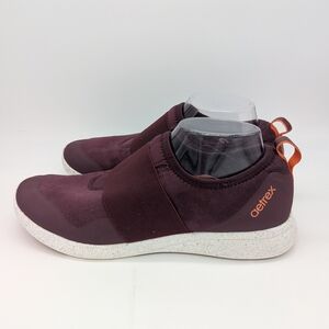 Aetrex Womens Burgundy Slip-On Shoes Sneakers Athleisure EU 41 US 10.5